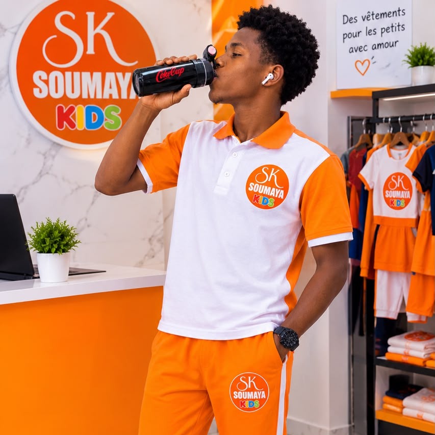 Gourde Sport Noire à Bec Verseur