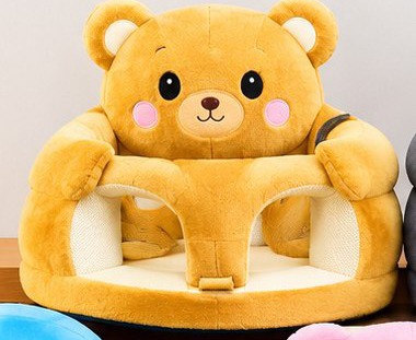 Sofa Bébé Peluche Ourson Moutarde